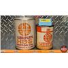 Image 2 : LUBRIPLATE TINS (2) : Super HDS Motor Oil (Cardboard) & SMP Lubricant (Both Full) (Largest Measures 
