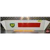 Image 1 : Single Sided Tin Sign : BP Service Station with Flared Edges (6-3/4"H x 26-1/2"W) (SEE PICS!)