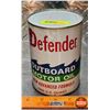 Image 1 : OIL TIN : Defender Outboard Motor Oil (5-3/4"H x 4"D) (SEE PICS!)