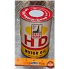 Image 1 : OIL TIN : Penn Drake HD Motor Oil (5-/2"H x 4"Dia) (SEE PICS!)