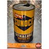 Image 1 : OIL TIN : New Sunoco Dynalube Motor Oil (6-1/2"H x 4"Dia) (SEE PICS!)