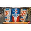Image 2 : Royalite Tin Trio: MS, Motor Oil & ML (6-3/4"H x 4"Dia) (SEE PICS!)
