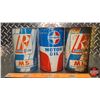 Image 4 : Royalite Tin Trio: MS, Motor Oil & ML (6-3/4"H x 4"Dia) (SEE PICS!)