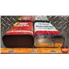 Image 6 : ESSO OIL TINS (2) : IOSOL & Marvelube Outboard (8-1/2"H x 4-1/2"W x 2-1/2"D) (SEE PICS!)