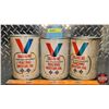 Image 2 : OIL TIN TRIO : Valvoline Racing Motor Oil (All Cardboard & Full) (6"H x 4"Dia) (SEE PICS!)