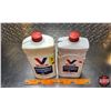 Image 7 : OIL JUGS (2) : Valvoline Snowmobile (Both Full) (10-1/4"H x 4-1/2"W x 2"D) (SEE PICS!)