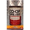 Image 2 : OIL TIN : CO-OP Grease "Water Pump" (Full) (4-3/4"H x 3-1/2"Dia) (SEE PICS!)