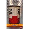Image 3 : OIL TIN : CO-OP Grease "Water Pump" (Full) (4-3/4"H x 3-1/2"Dia) (SEE PICS!)