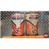 Image 4 : OIL TINS (2) : B/A Dieselube S-3 Motor Oil (Full) (6-1/2"H x 4"Dia) (SEE PICS!)