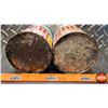 Image 6 : OIL TINS (2) : B/A Dieselube S-3 Motor Oil (Full) (6-1/2"H x 4"Dia) (SEE PICS!)