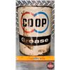 Image 4 : OIL TIN : CO-OP Grease (7-1/2"H x 5-3/4"Dia) (SEE PICS!)