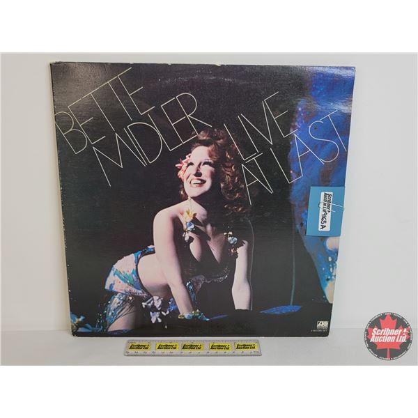 RECORD ALBUM: BETTE MIDLER "LIVE AT LAST" (SEE PICS!)
