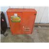 Image 1 : Niehoff Auto Parts Orange metal cabinet ( 10 X30 X 34")