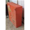Image 2 : Niehoff Auto Parts Orange metal cabinet ( 10 X30 X 34")