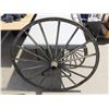Image 1 : 44" vintage buggy wheel