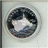 Image 1 : 2010 proof $10 coin, anniversary of canadian navy (92.5 silver)