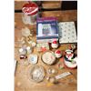 Image 1 : christmas trinkets shot glasses tins misc