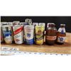 Image 3 : lot of misc antique beer cans