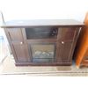 Image 1 : electric fireplace w/ corner adapter (working) 42.5"W x 30.25"H x 15.75"D