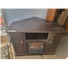 Image 4 : electric fireplace w/ corner adapter (working) 42.5"W x 30.25"H x 15.75"D