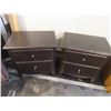 Image 1 : 2 night stands - 24.5"x16.5"x25"H - matches lot #467
