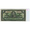 Image 1 : 1937 Canadian 1 dollar bil - Coyne/Towers - Prefix R/N 6072259