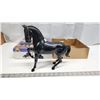 Image 3 : Vintage "Black Fury" plastic model horse kit - assembled, in original box