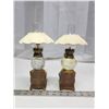 Image 5 : "Goodnight" & "Sweet Dreams" elder couple figurine, oil lamps