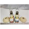 Image 6 : "Goodnight" & "Sweet Dreams" elder couple figurine, oil lamps
