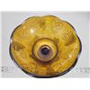 Image 3 : Large marigold carnival glass serving dish/fruit bowl