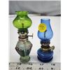 Image 1 : Pair of minature perfume oil lamps