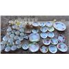Image 1 : lot of teacups, saucers, creamer cups, sugar bowls, teapot, plates, etc.