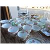 Image 2 : lot of teacups, saucers, creamer cups, sugar bowls, teapot, plates, etc.