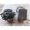 Image 1 : pair of vintage drive-in theatre speakers