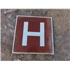 Image 1 : Hospital road sign - 23.5"x23.5"