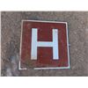 Image 1 : Hospital road sign - 23.5"x23.5"