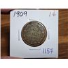 Image 1 : 1909 Canadian 1 cent coin penny