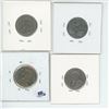 Image 2 : 4x - Canadian 5 cent nickel coins - 1929, 1931 & 1933