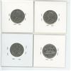 Image 2 : 4x - Canadian 5 cent nickel coins - 1934-37