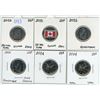 Image 1 : 6x - 2014-15 Canadian 25 cent coins