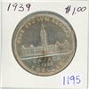 Image 1 : 1939 Canadian "Parliament" silver dollar
