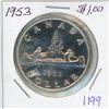 Image 1 : 1953 Canadian voyageur silver dollar