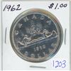 Image 1 : 1962 Canadian voyageur silver dollar