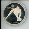 Image 1 : 1988 Canadian "Curling" 20 dollar fine silver coin