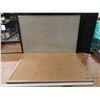 Image 1 : corkboard and white board - cork: 23"x35", white: 24"x36"