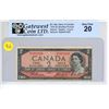 Image 1 : bc-38a bank of canada 1954 $2 modified portrait
