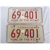 Image 1 : Pair of 1973 Saskatchewan License Plates