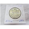 Image 1 : Canadian Silver 1945 Fifty Cent Piece