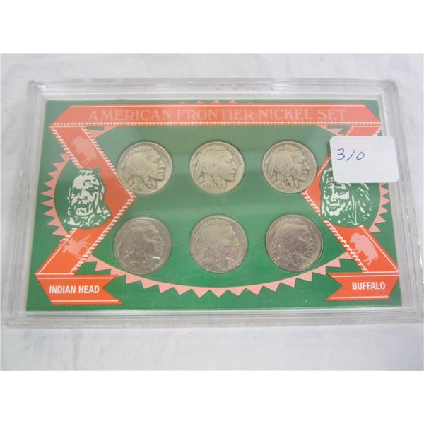 American Frontier Nickel Set Buffalo Nickels