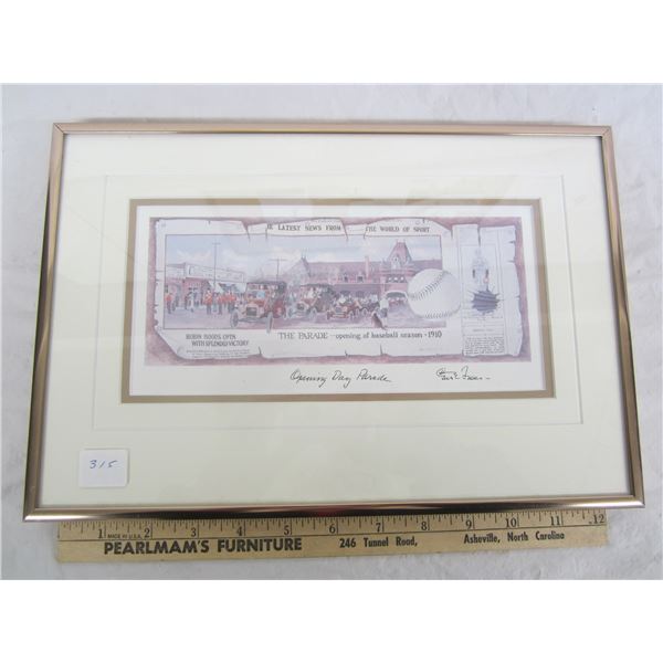 Opening Day Print Moose Jaw Baseball